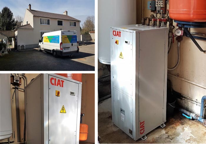 Entretien pompe a chaleur air eau ciat