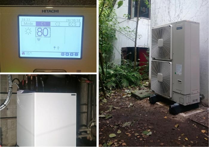 Pompe a chaleur haute temperature hitachi