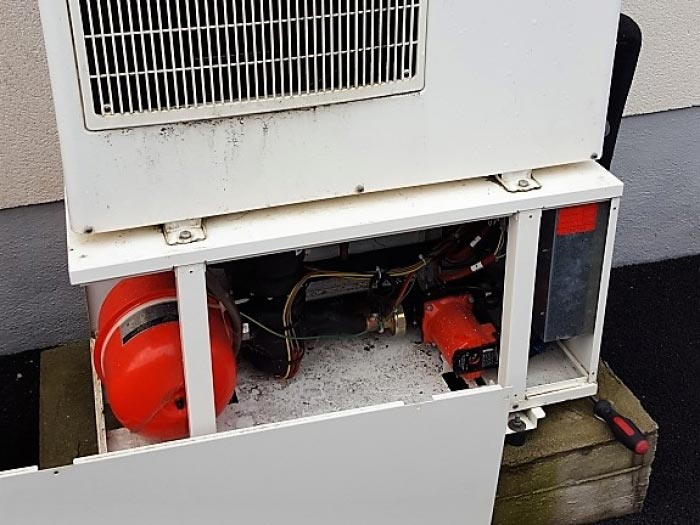 Pompe a chaleur nexa en panne