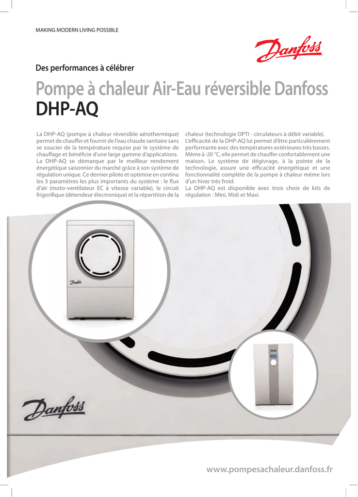Pompe a chaleur eau eau danfoss