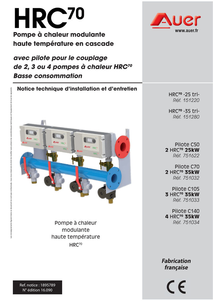 Notice pompe a chaleur auer