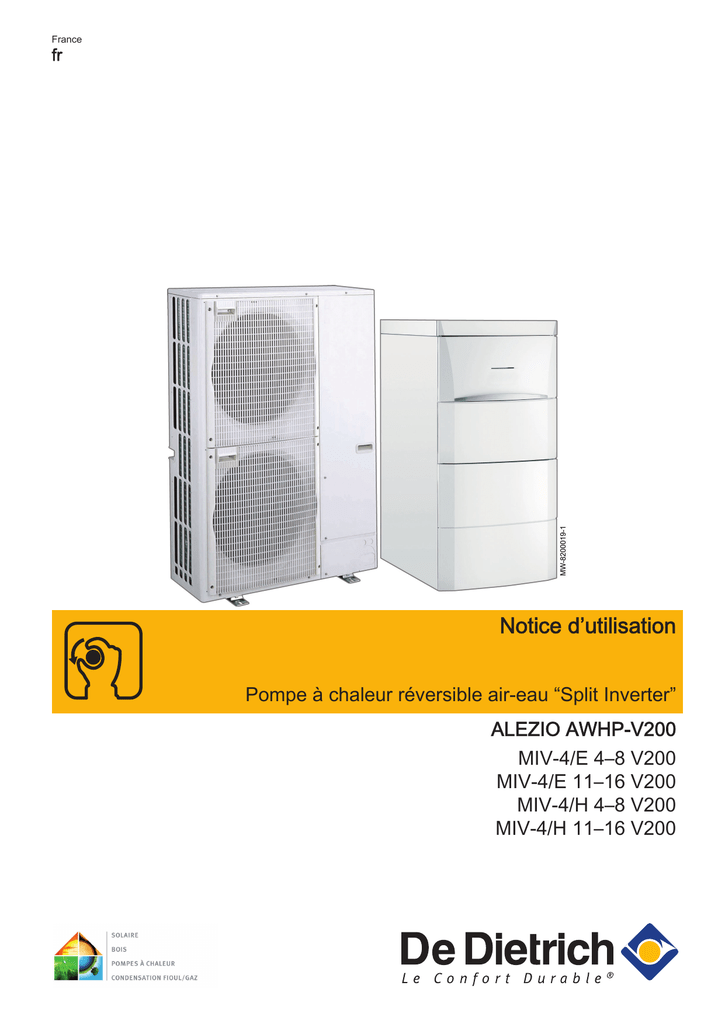 Pompe à Chaleur De Dietrich Alezio S V200