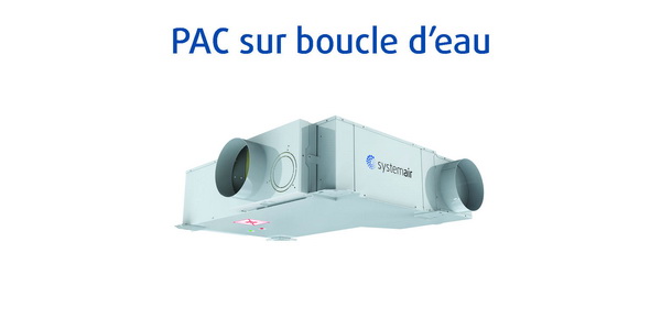 Pompe à chaleur sur boucle d'eau daikin