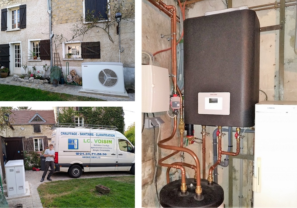 Pompe à chaleur air eau stiebel eltron