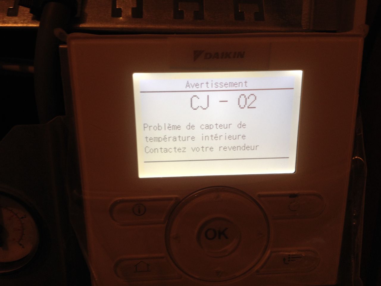 Pompe a chaleur daikin erreur 7
