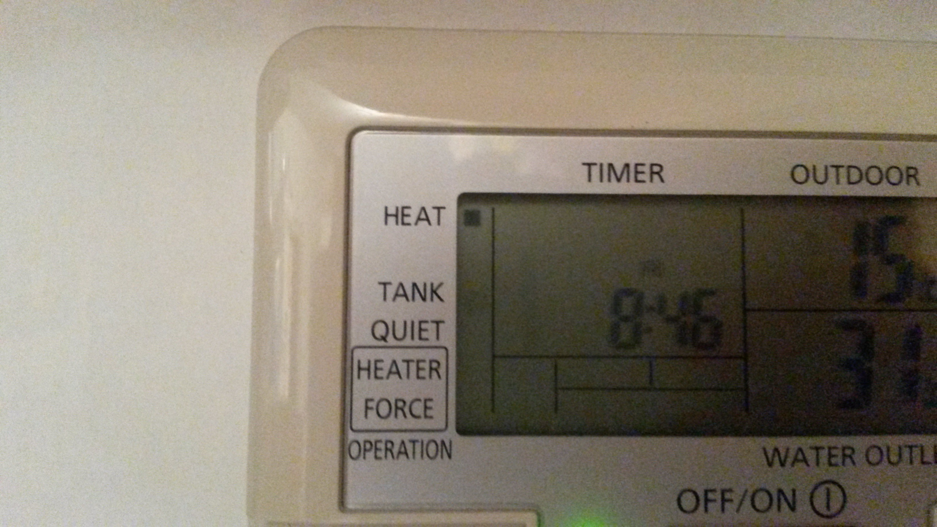 Reglage temperature pompe a chaleur