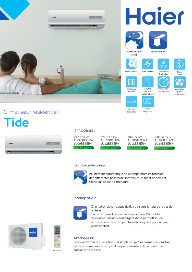 Haier pompe à chaleur