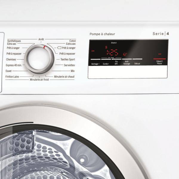 Seche linge bosch serie 4 pompe a chaleur