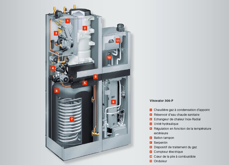 Pompe a chaleur combustible
