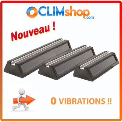 Fixation pompe a chaleur au sol
