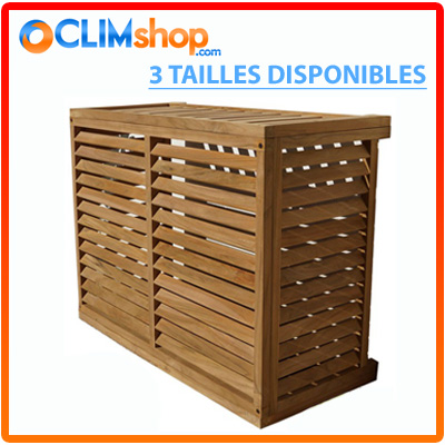 Cacher pompe a chaleur piscine