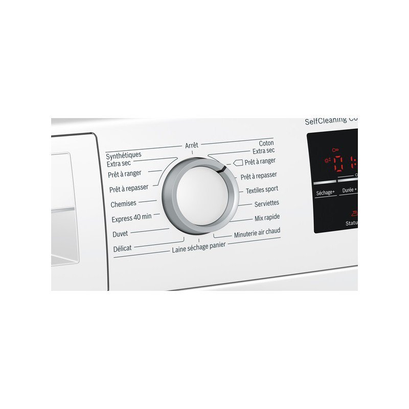 Bosch wtw87499ff - sèche linge frontal - 9 kg - pompe à chaleur - a++ - blanc