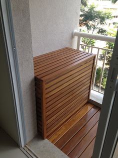 Pompe a chaleur sur balcon
