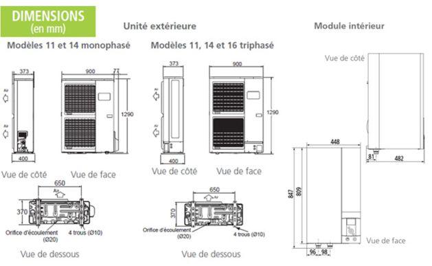Prix pompe à chaleur aérothermie alféa extensa duo +
