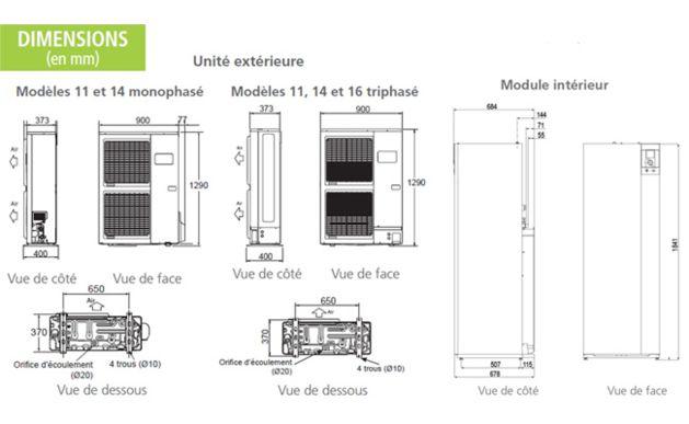 Pompe a chaleur air eau atlantic alfea excellia duo 14
