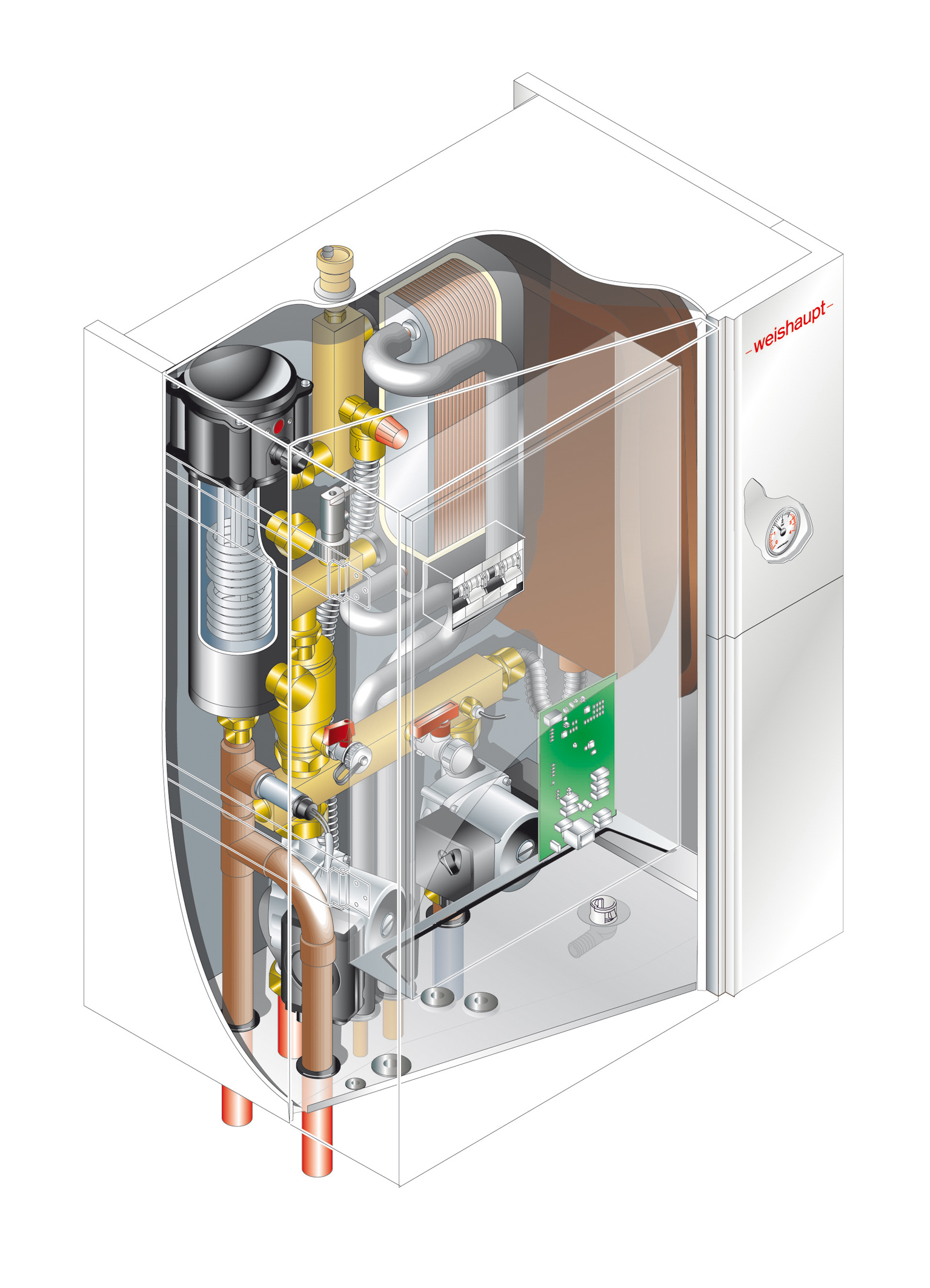 Pompe a chaleur air eau bi bloc weishaupt