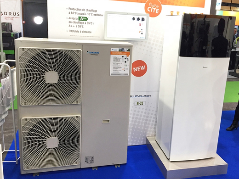 Pompe a chaleur air eau daikin r32