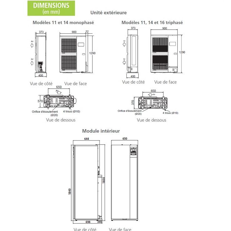 Pompe a chaleur atlantic extensa duo 8 prix