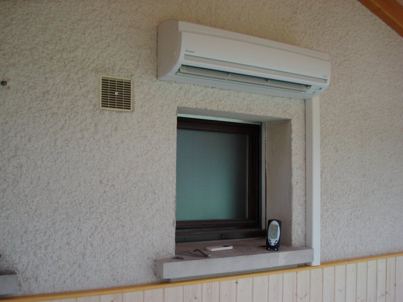Pompe a chaleur air air veranda