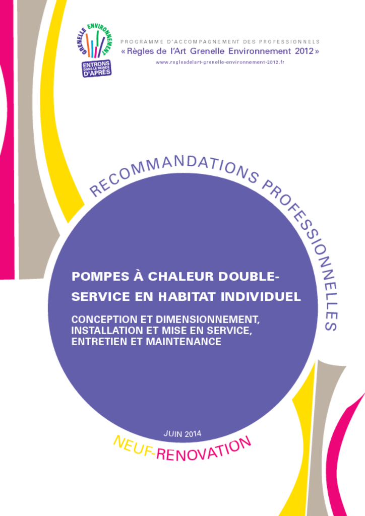 Rapport de mise en service pompe a chaleur