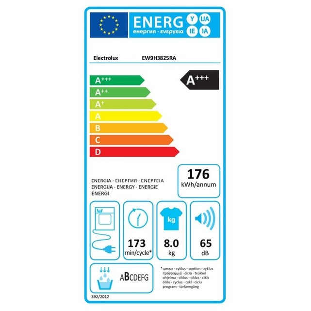 Sèche linge pompe à chaleur electrolux ew9h3825ra perfect care