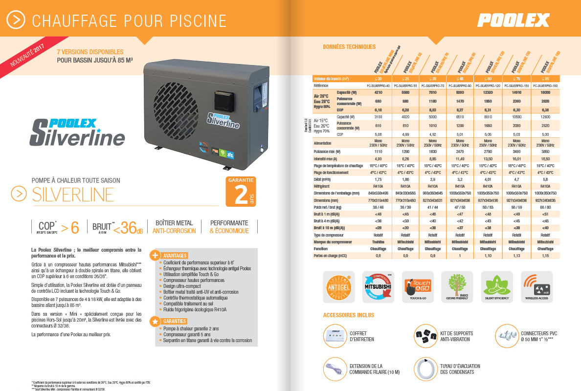 Pompe a chaleur silverline