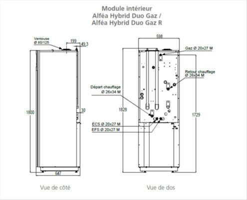 Pompe a chaleur alfea extensa duo + inverter