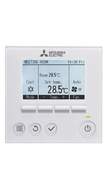 Thermostat pompe a chaleur mitsubishi