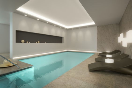 Pompe chaleur piscine interieure