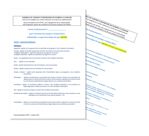 Controle reglementaire pompe a chaleur