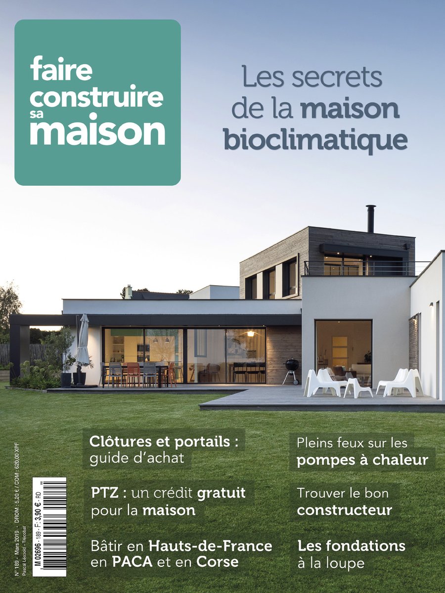 Pompe a chaleur maison bioclimatique