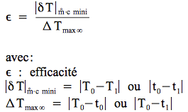 Efficacité pompe à chaleur formule