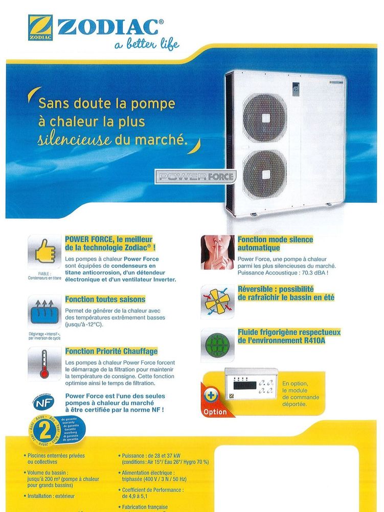 Mode silencieux pompe a chaleur