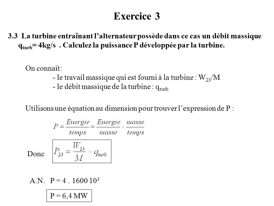 Débit massique pompe à chaleur
