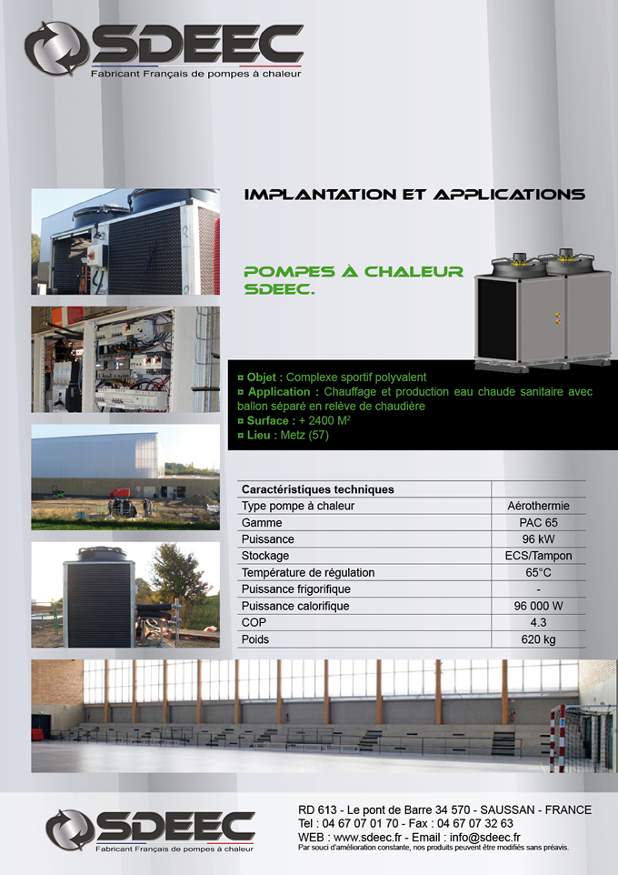 Installation pompe a chaleur 63