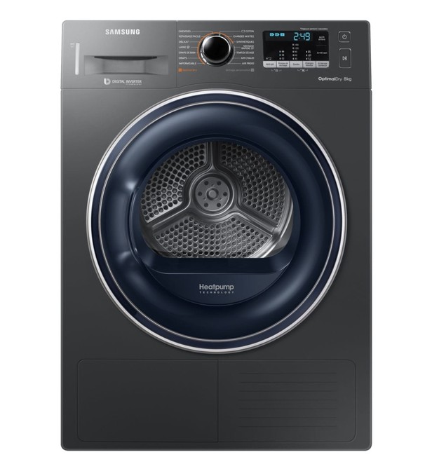 Seche linge pompe a chaleur noir