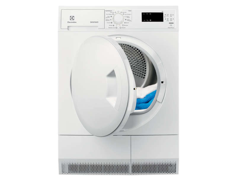 Sèche linge pompe à chaleur 8kg electrolux edh3638poe