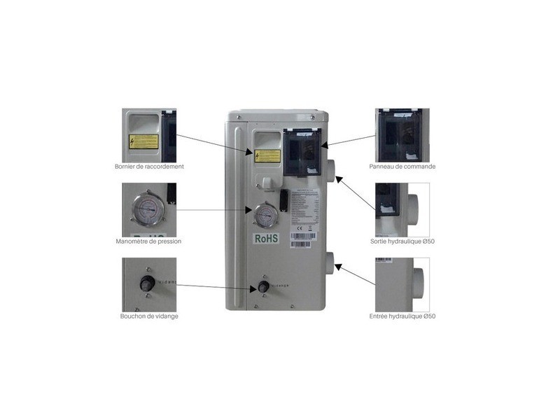 Pompe à chaleur pacfirst ne 12,5 kw mono