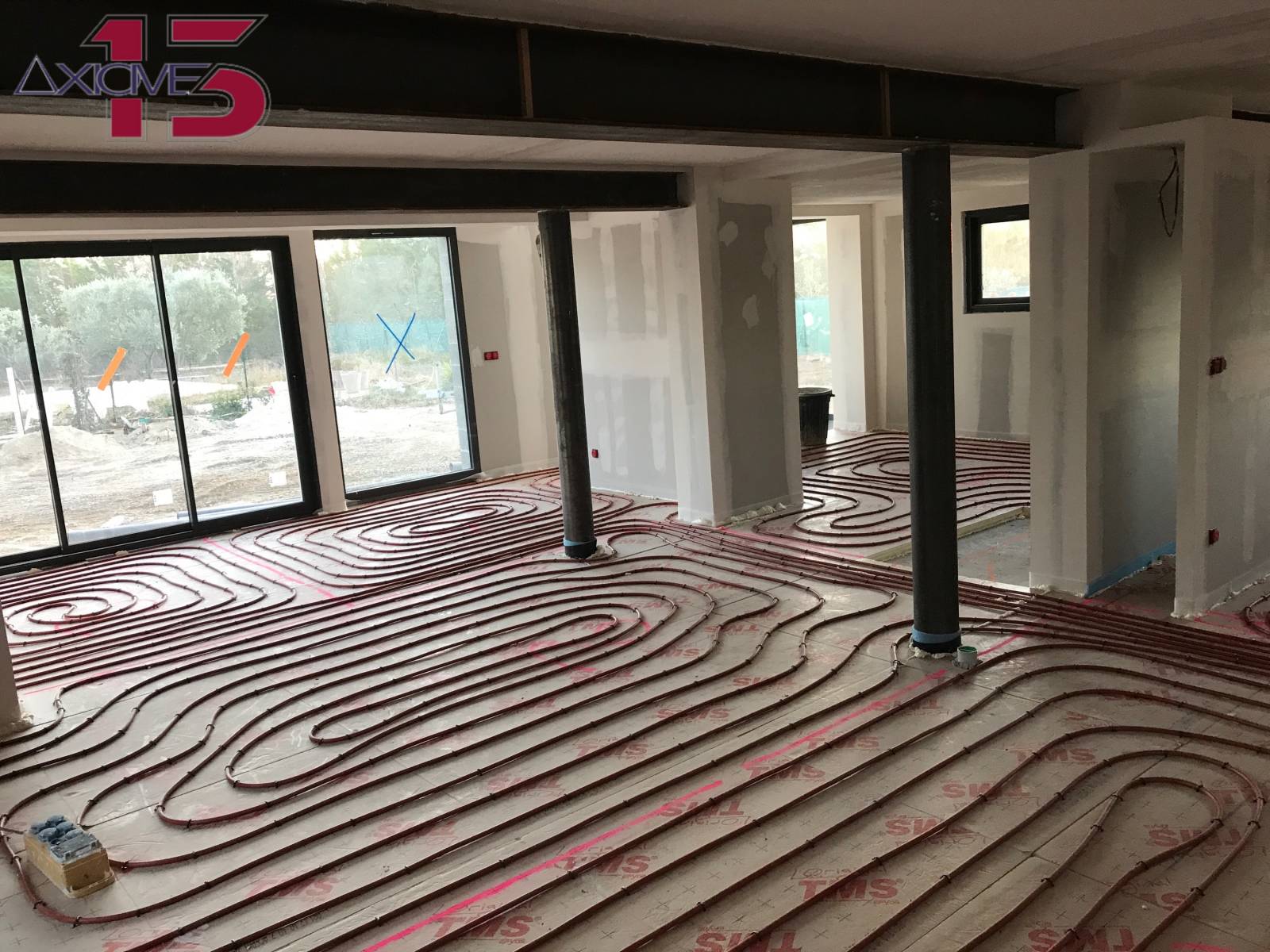 Plancher chauffant pompe a chaleur air air