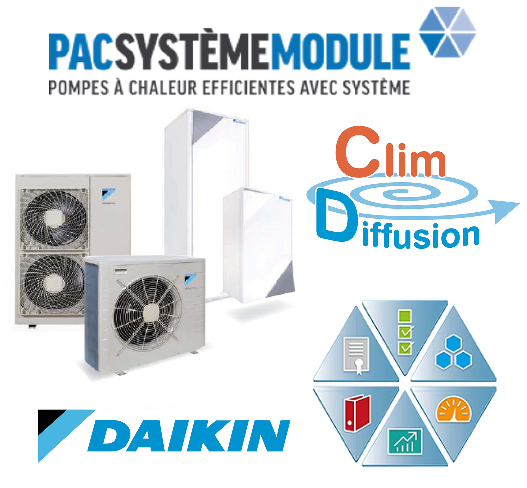 Pompe a chaleur systeme module