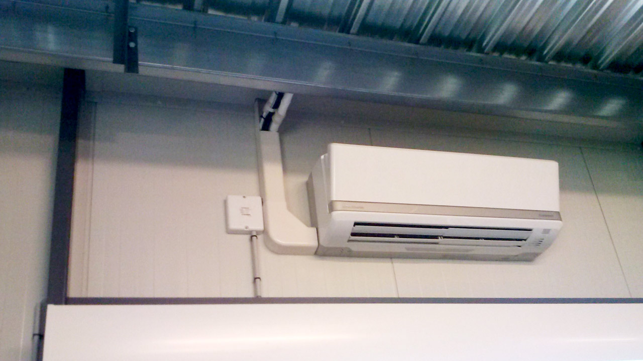 Pose d'une pompe a chaleur air air