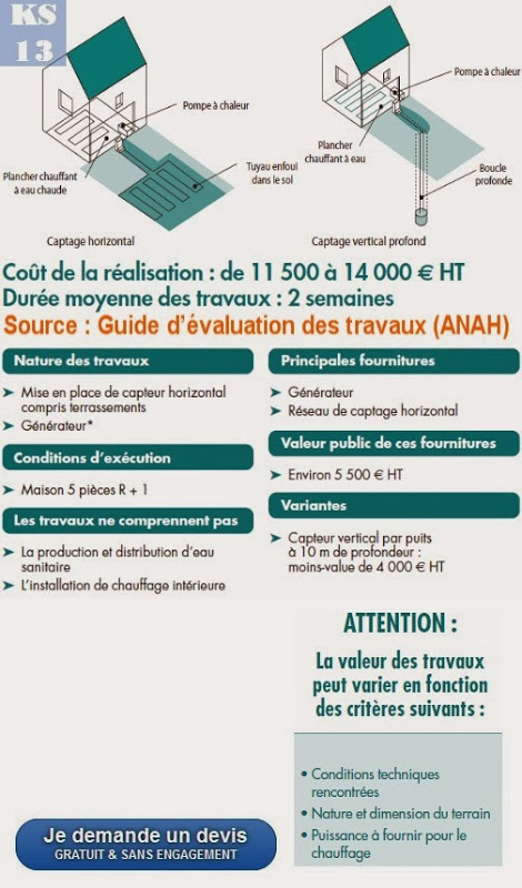 Pompe a chaleur devis gratuit