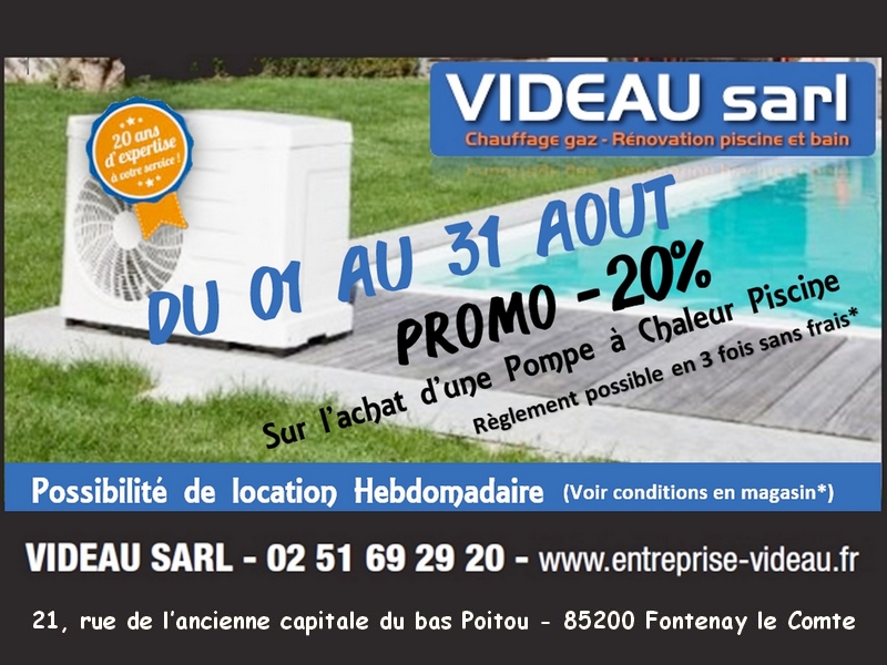 Pompe a chaleur piscine promotion