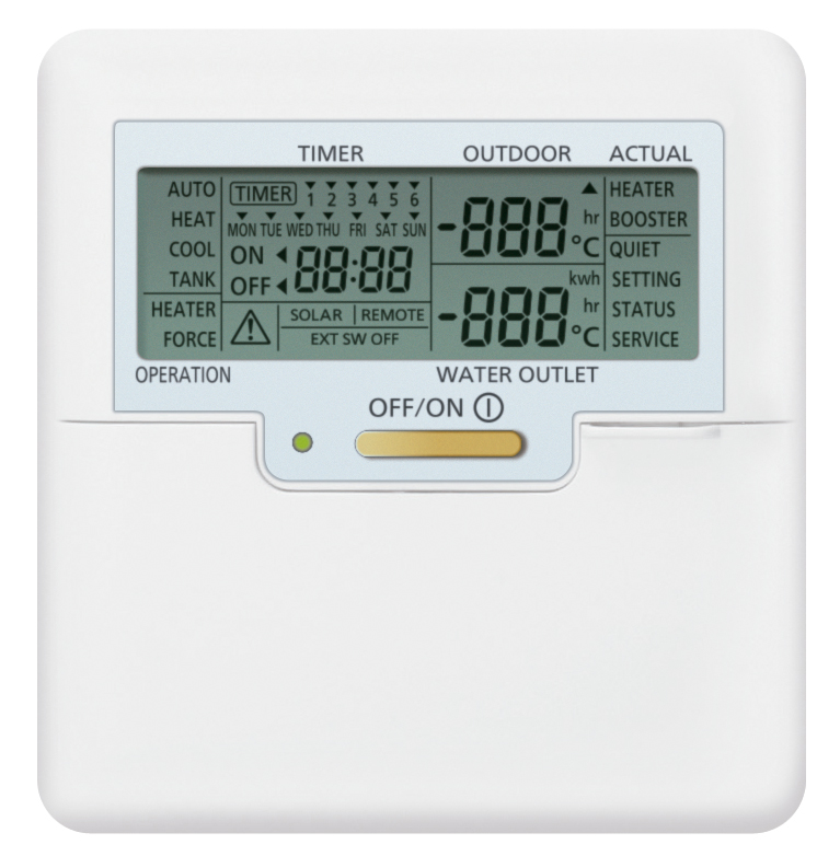 Thermostat pour pompe a chaleur panasonic