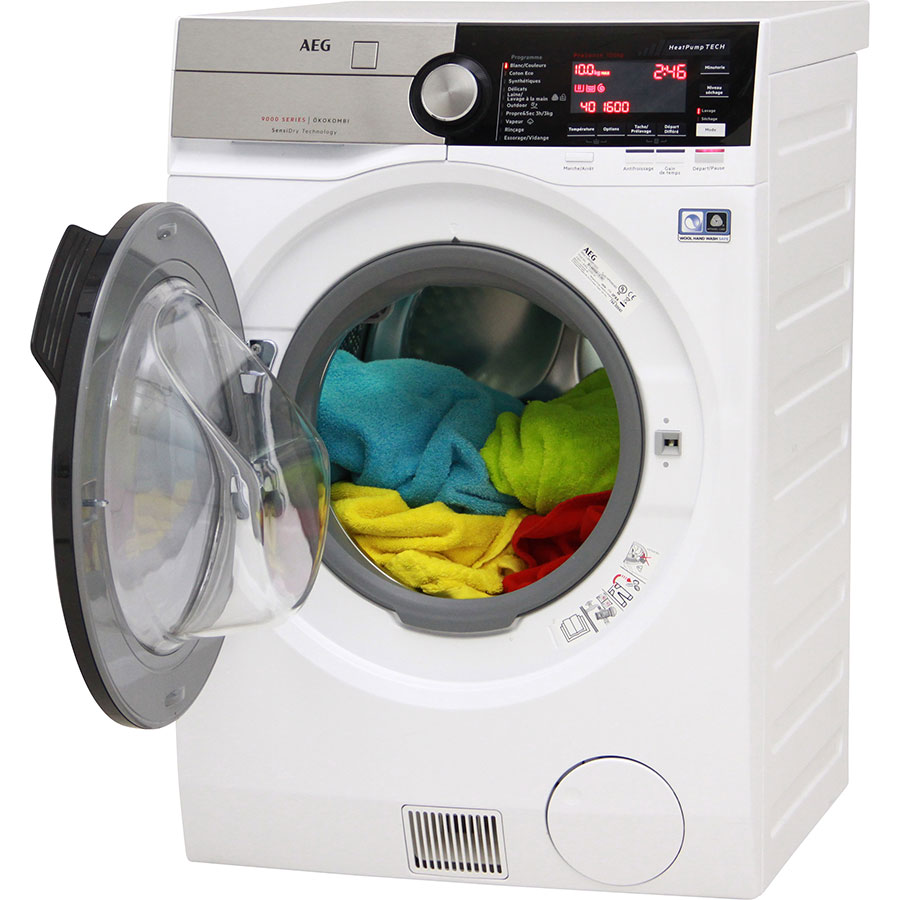 Lave linge sechant pompe a chaleur aeg