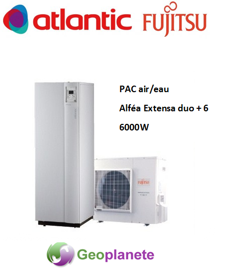 Pompe a chaleur air eau alfea extensa