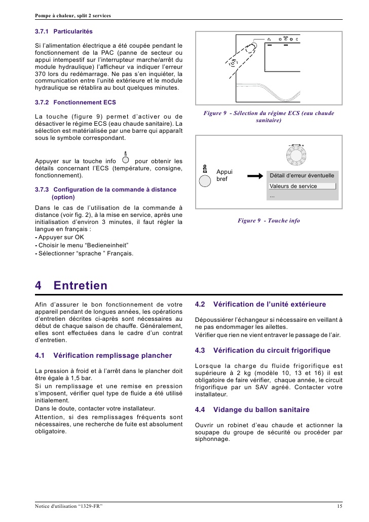 Notice pompe a chaleur alfea inverter