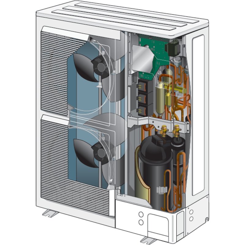 Pompe a chaleur atlantic alfea excellia duo 11