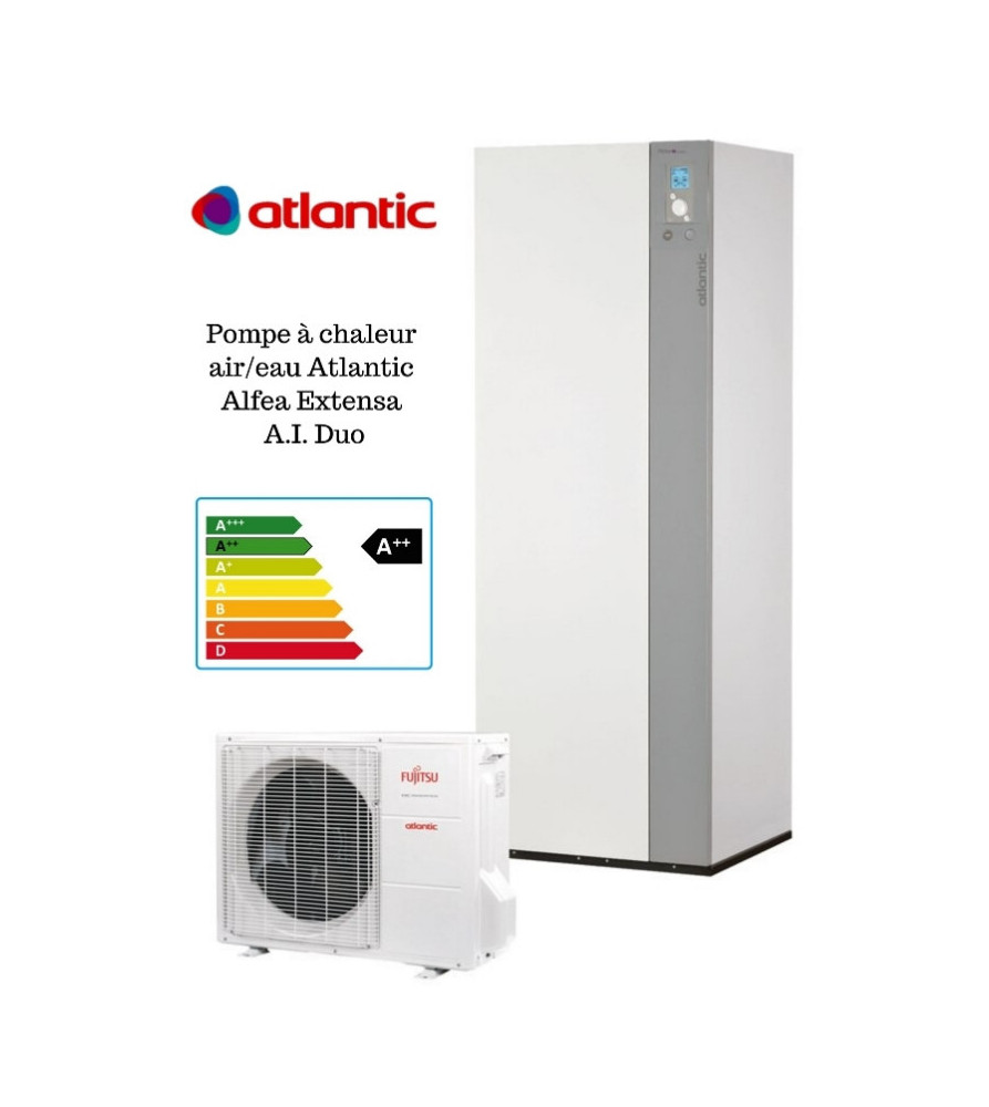 Pompe a chaleur air eau atlantic 6 kw