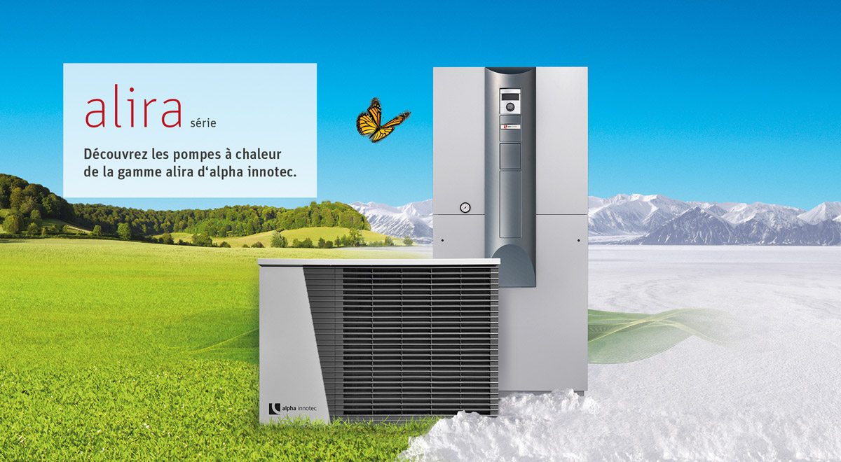 Pompe à chaleur air eau alpha innotec
